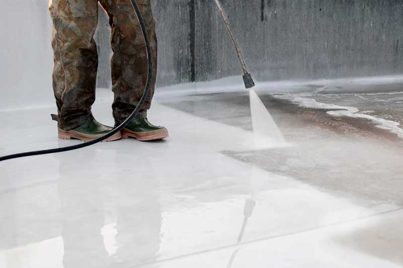 Pressure Washing Floor