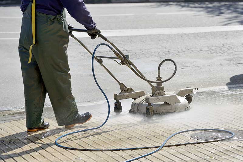 Sidewalk Cleaning